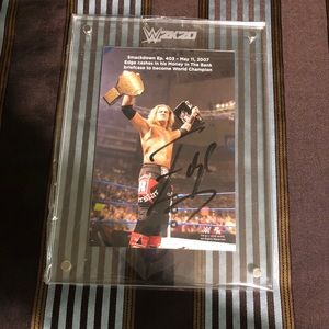 Wwe edge autograph